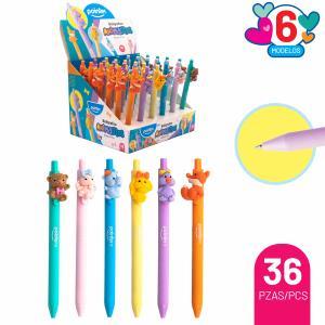 Bolígrafos con animalitos POINTER ( caja x 36 )