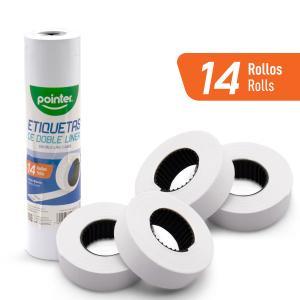 Etiquetas para precio de doble linea POINTER