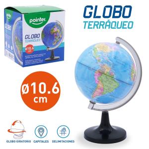 Globo terraqueo POINTER 10 CM