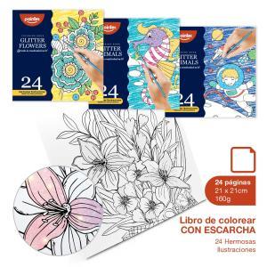 Libro POINTER de colorear con ESCARCHA x 24 hs