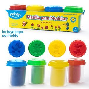 Masa para Moldear POINTER X 4 colores