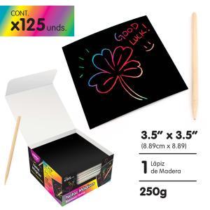 Notas Magicas 125 unidades 9 x 9 cm