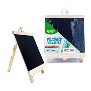 Tablero negro POINTER (pizarron) 19 x 26 cm con tripode