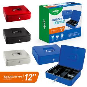 caja de metal p/dinero 12 pulgadas